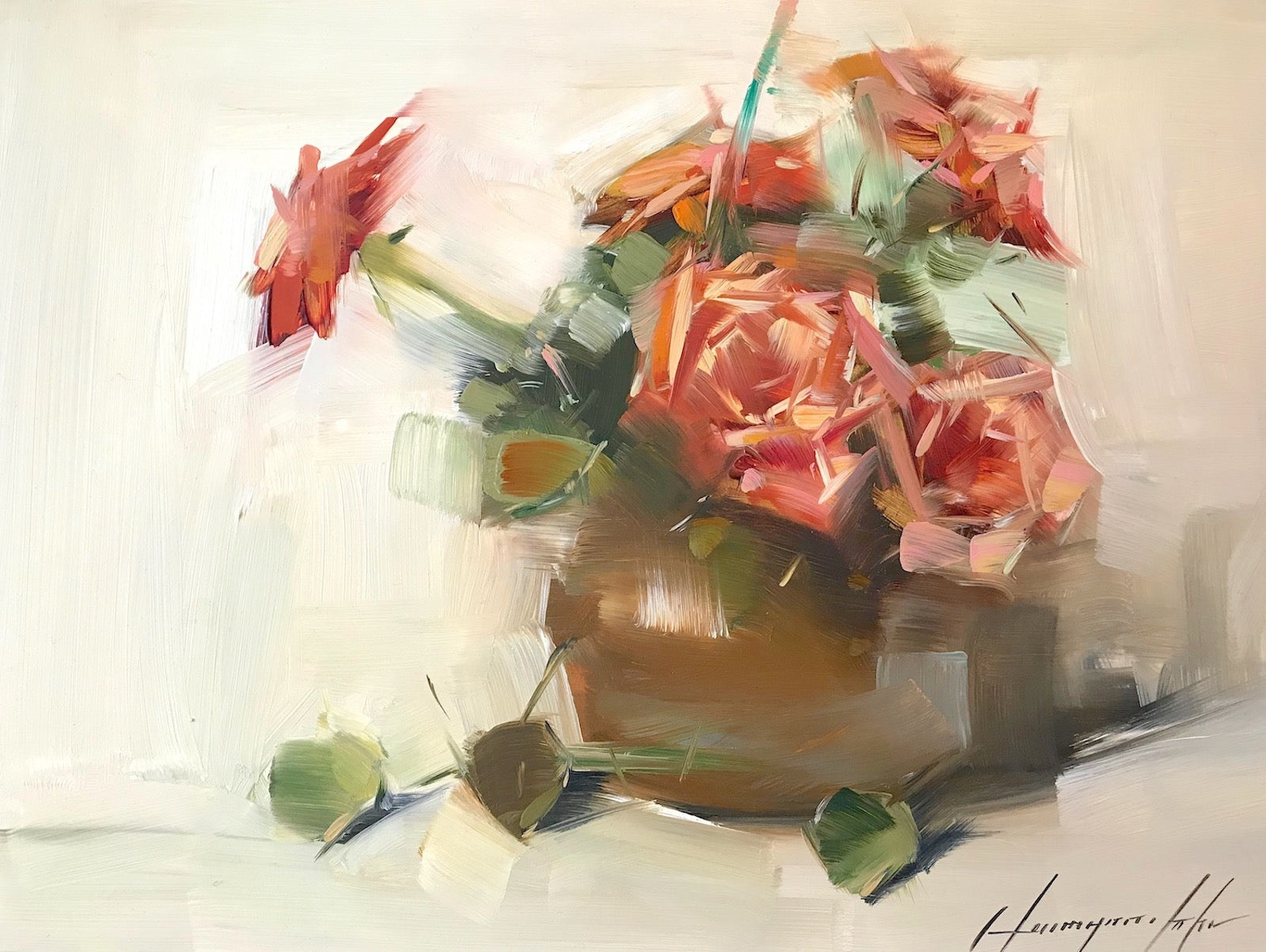 Vase of Roses
