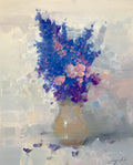 Vase of Blue Flowers