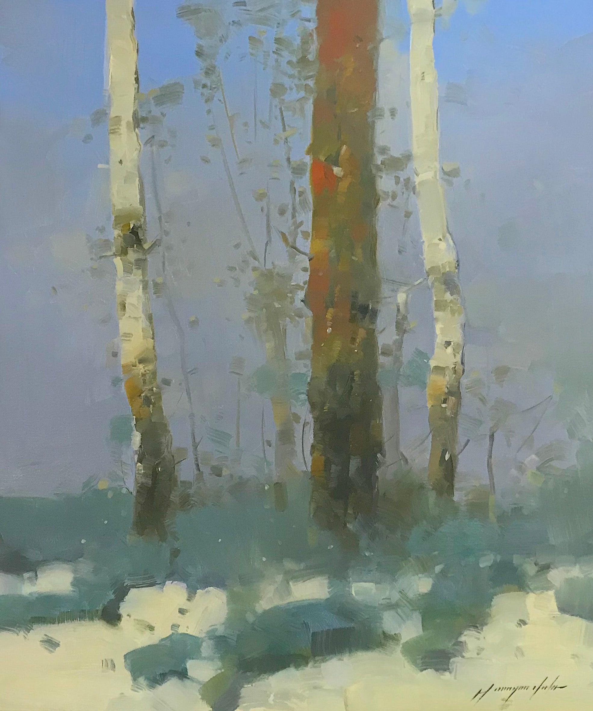 Viridian Birches