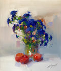 Vase of Blue Flowers