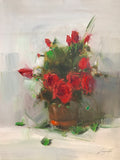 Vase of Roses