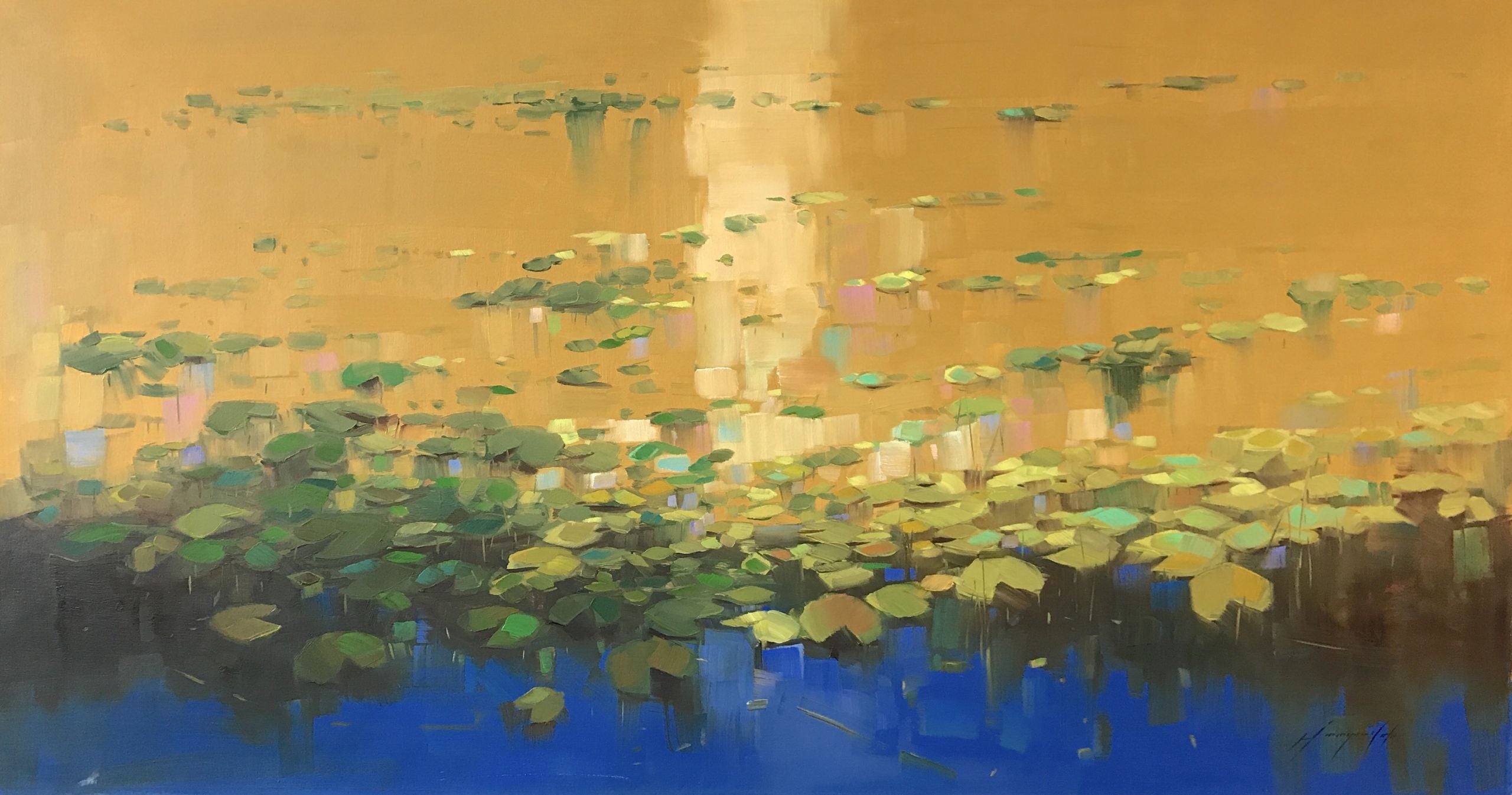 Waterlilies Autumn Palette