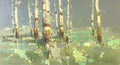 Birches in Cobalt