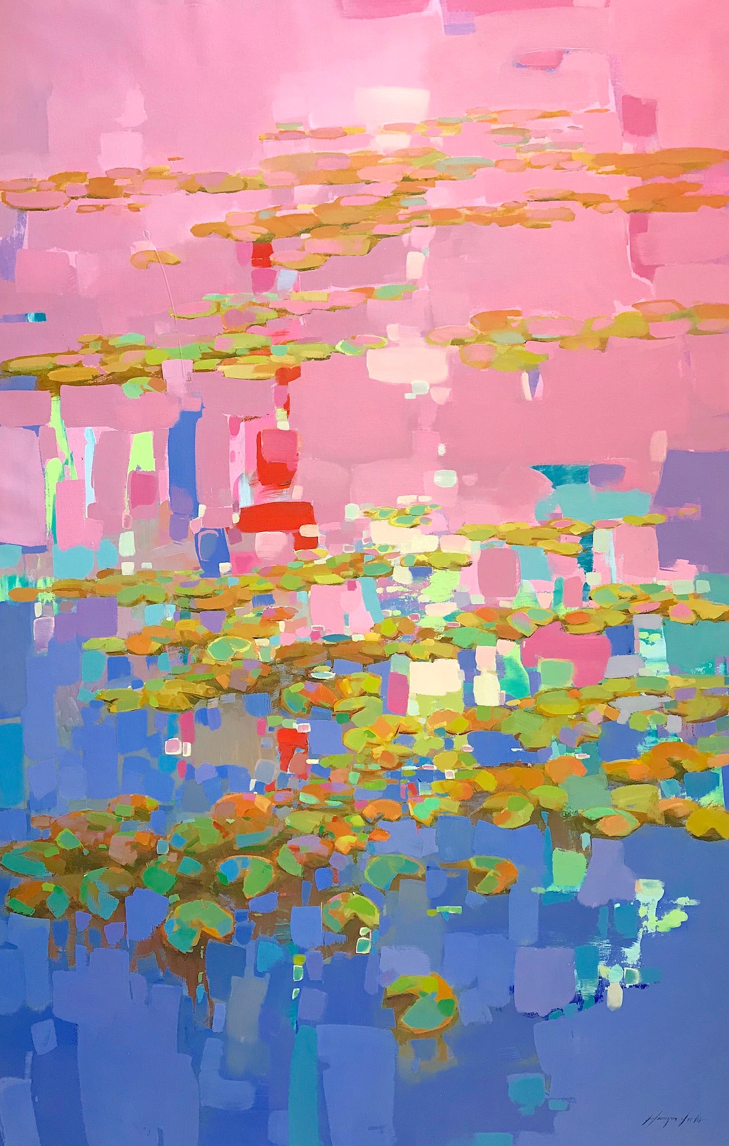 Waterlilies in Pink