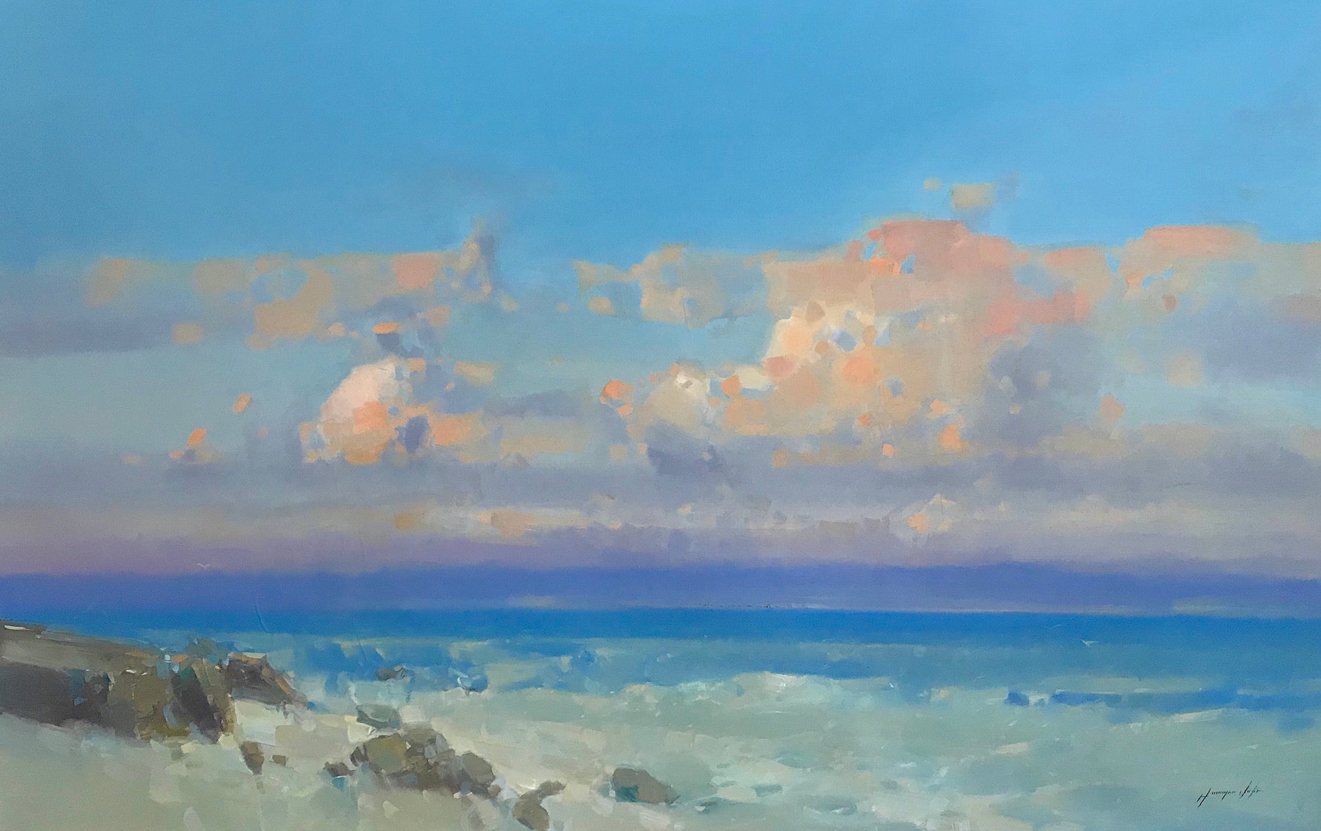 Sunset on Ocean