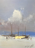 Sail Boats on the Shore