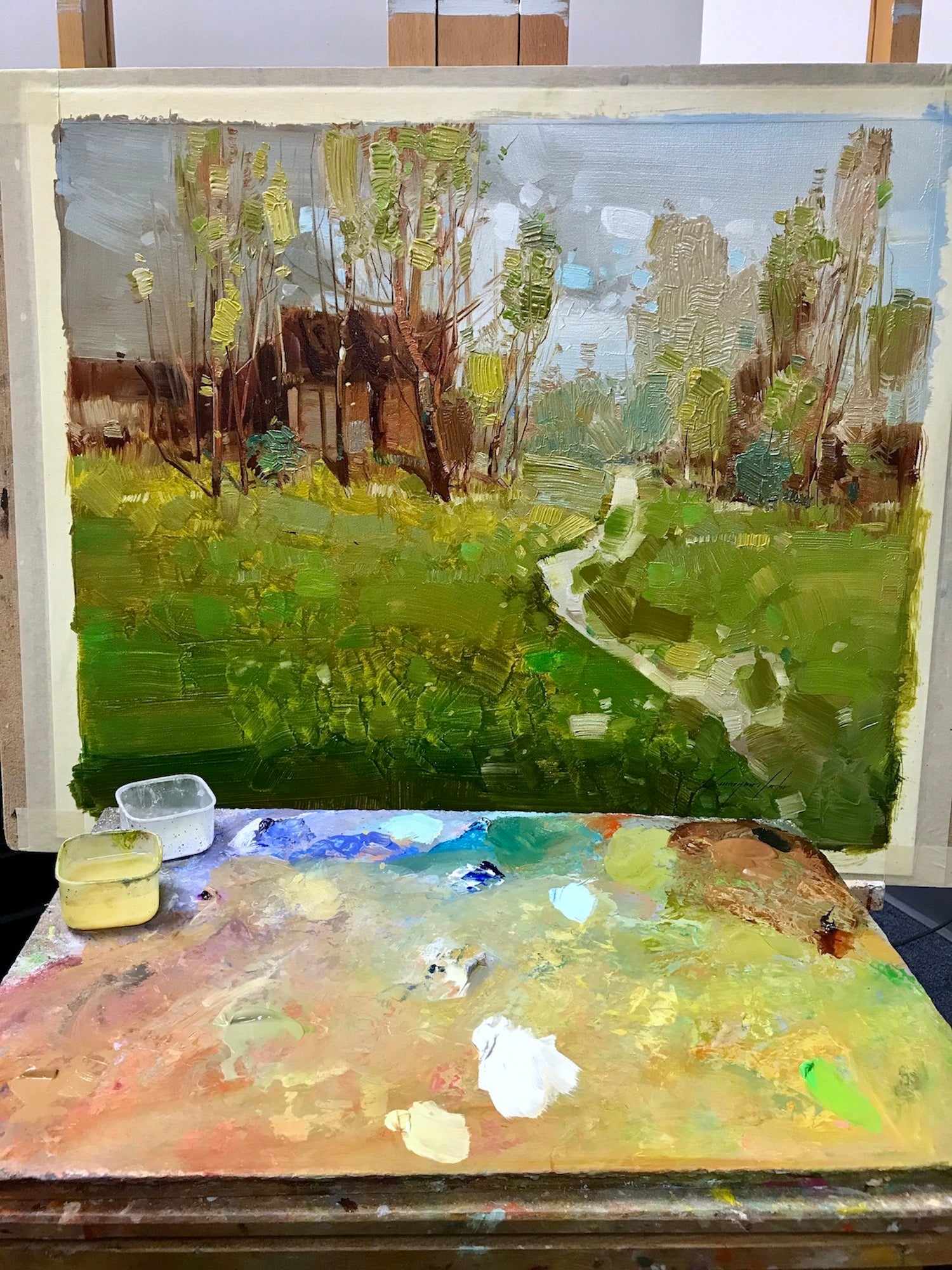 Through  the Village