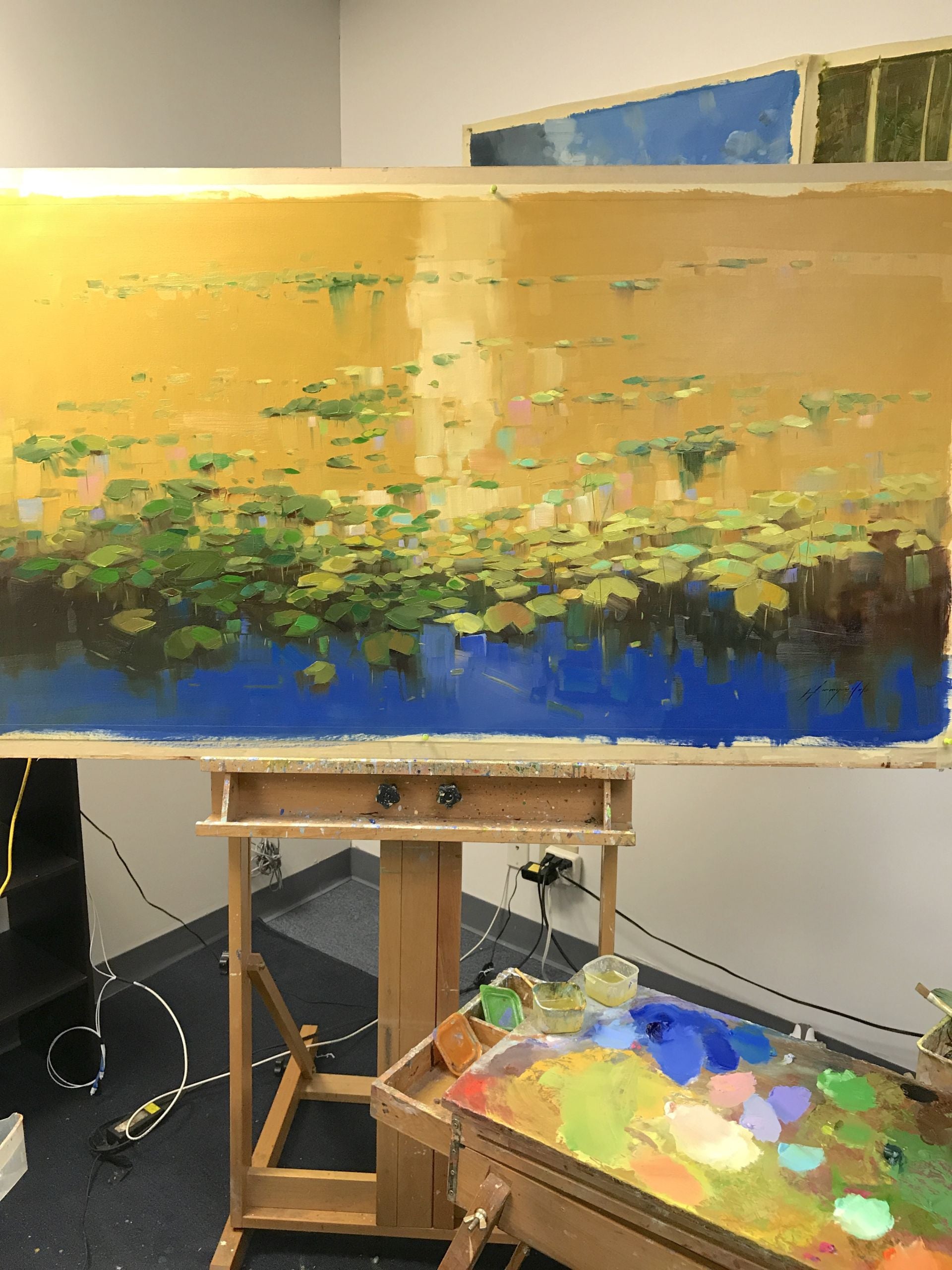 Waterlilies Autumn Palette
