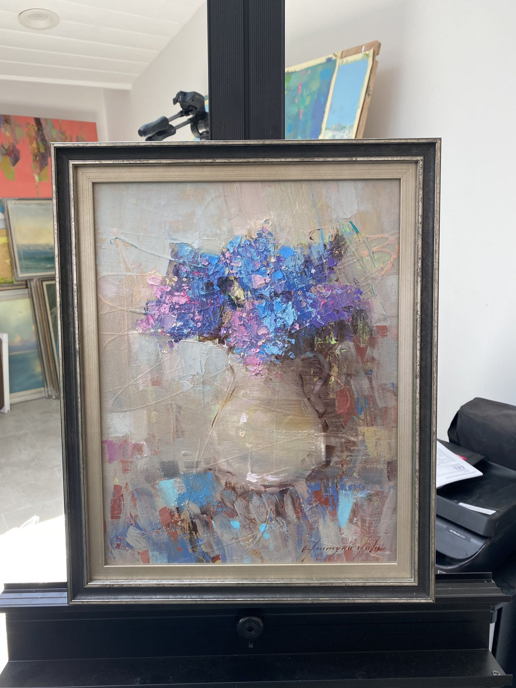 Vase of Lilacs