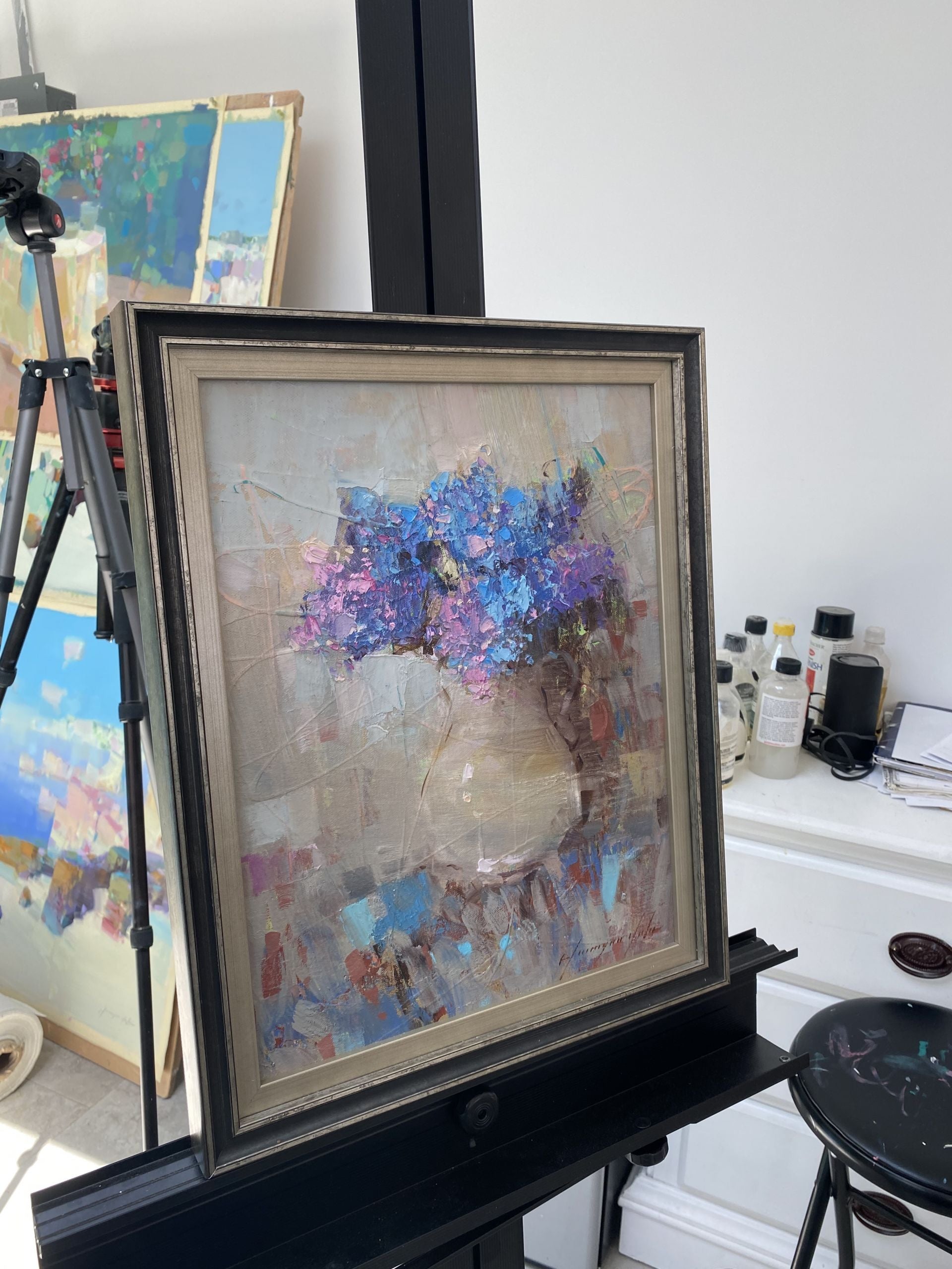 Vase of Lilacs