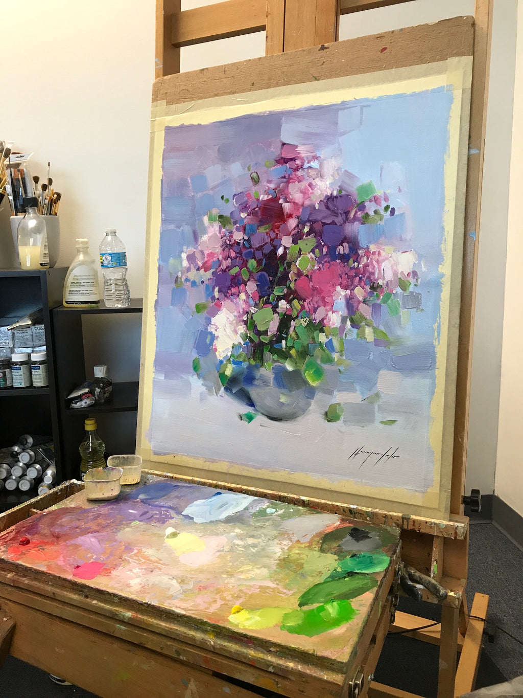 Vase of Lilacs