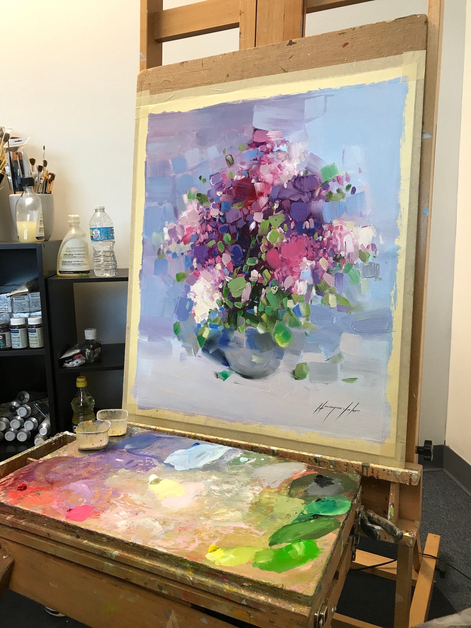 Vase of Lilacs